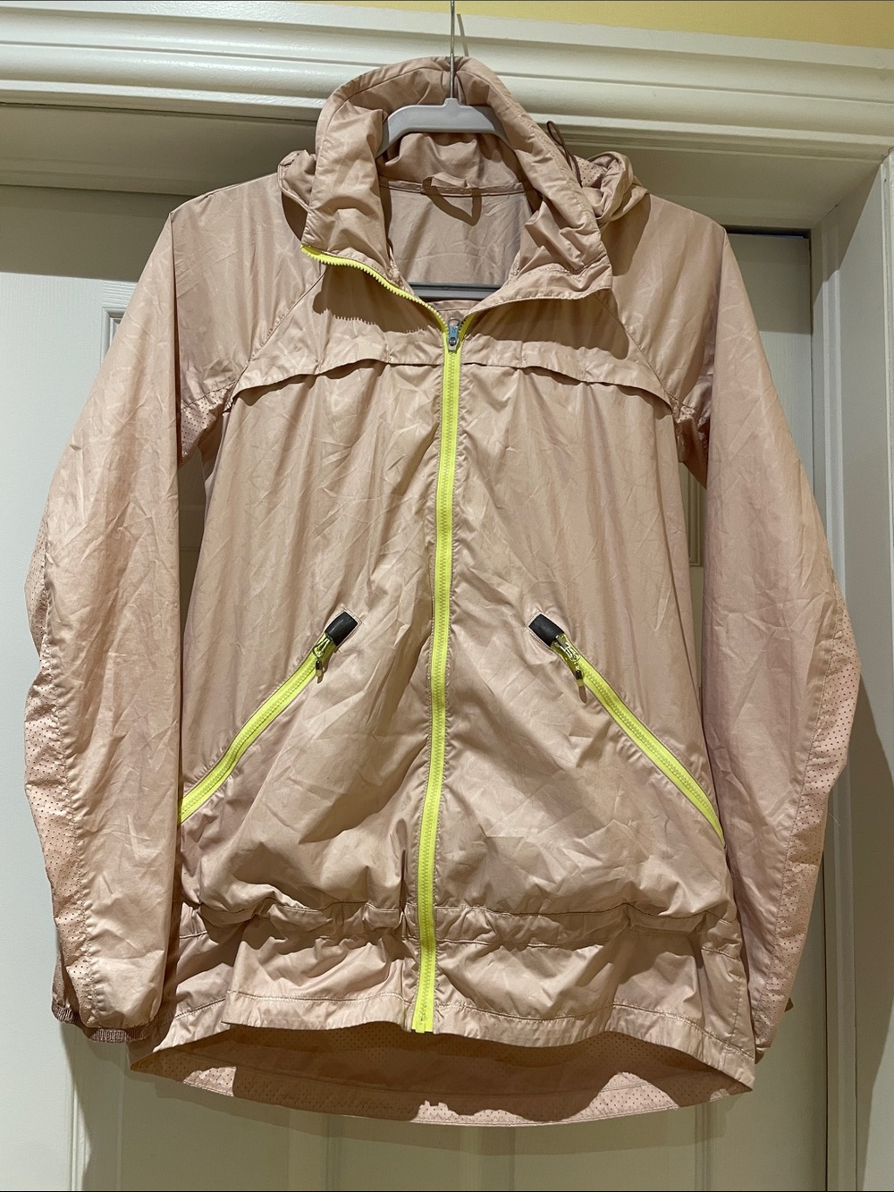 Lululemon Light Pink Windbreaker Jacket Altleisure Outdoor Travel Summer 4